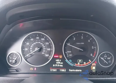 2014 BMW 328D xDrive z USA, uszkodzony, nr VIN WBA3D5C52EKX97351